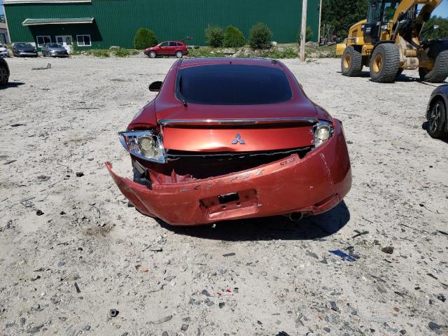 4A3AK34T48E008697 - 2008 MITSUBISHI ECLIPSE GT ORANGE photo 6