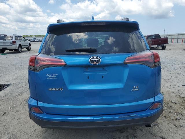 2T3BFREV8GW480293 - 2016 TOYOTA RAV4 LE BLUE photo 6