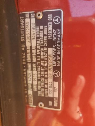 10704412053296 - 1979 MERCEDES-BENZ 450CP RED photo 12