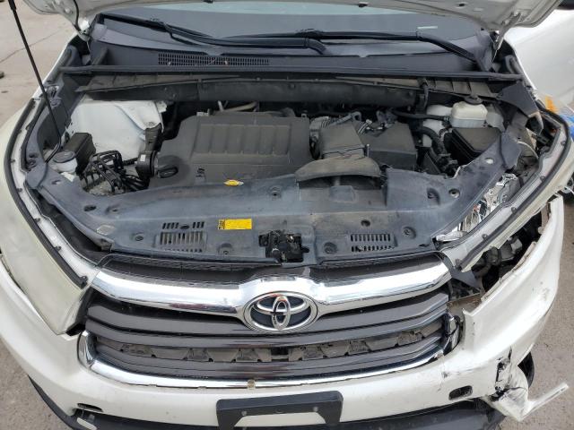 5TDKKRFH6ES034677 - 2014 TOYOTA HIGHLANDER XLE WHITE photo 12