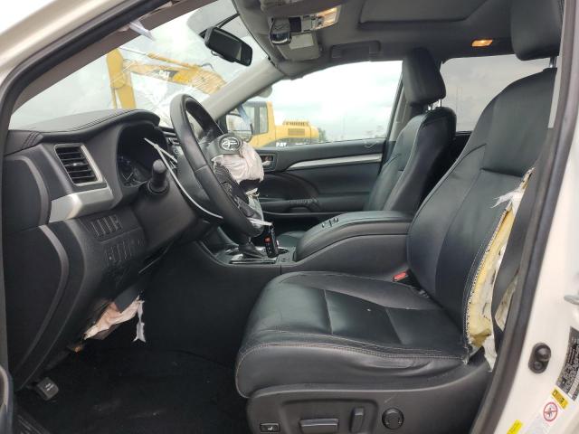 5TDKKRFH6ES034677 - 2014 TOYOTA HIGHLANDER XLE WHITE photo 7