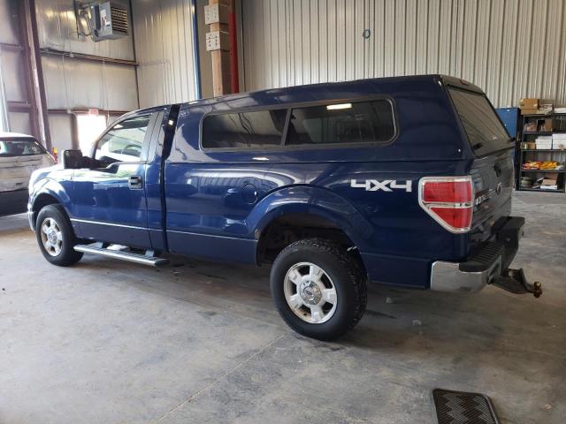 1FTNF1EF9CKD81640 - 2012 FORD F150 BLUE photo 2