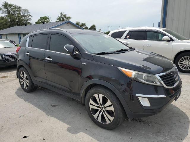 KNDPCCA24D7459942 - 2013 KIA SPORTAGE EX BLACK photo 4