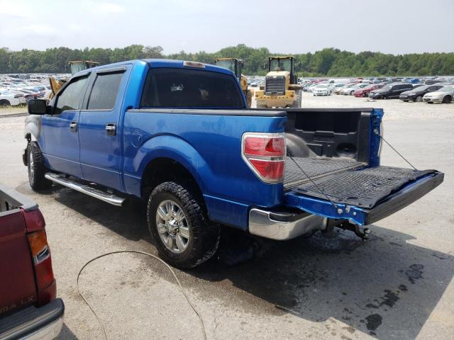 1FTEW1CM6CKD92225 - 2012 FORD F150 SUPERCREW BLUE photo 2