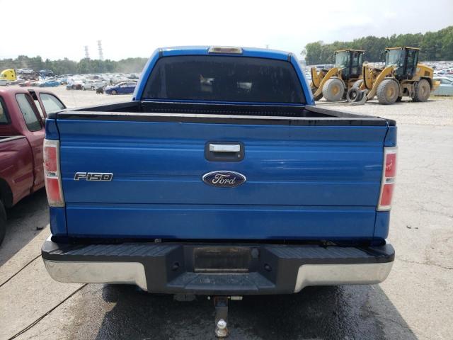 1FTEW1CM6CKD92225 - 2012 FORD F150 SUPERCREW BLUE photo 6