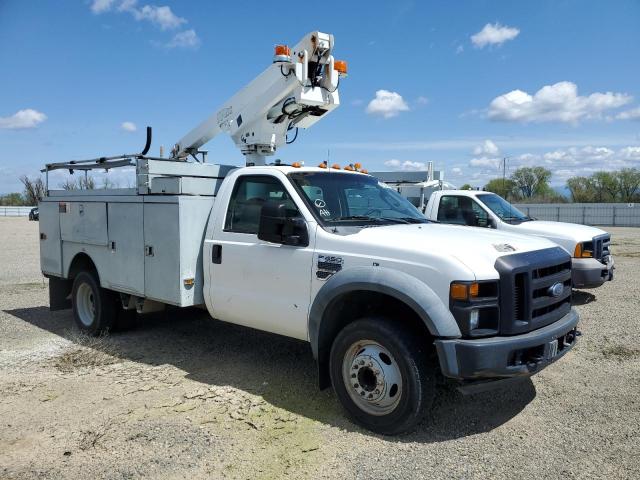 1FD4F46Y78EB78311 - 2008 FORD F450 SUPER DUTY WHITE photo 1