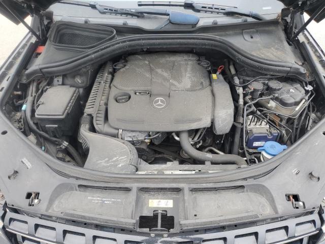 4JGDA5HB5FA529993 - 2015 MERCEDES-BENZ ML 350 4MATIC BLACK photo 12