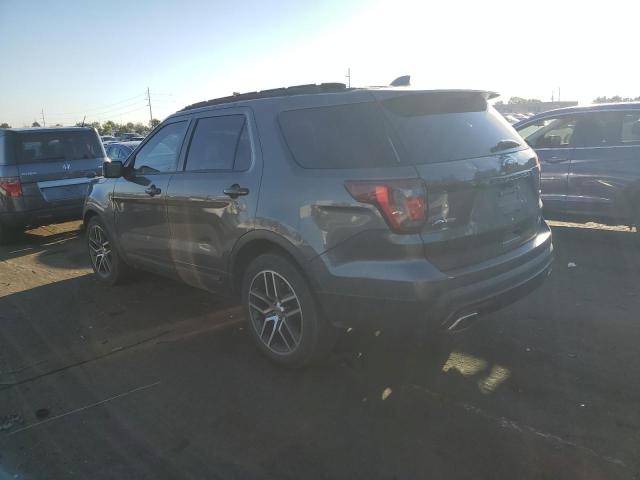 1FM5K8GT6GGB34572 - 2016 FORD EXPLORER SPORT GRAY photo 2