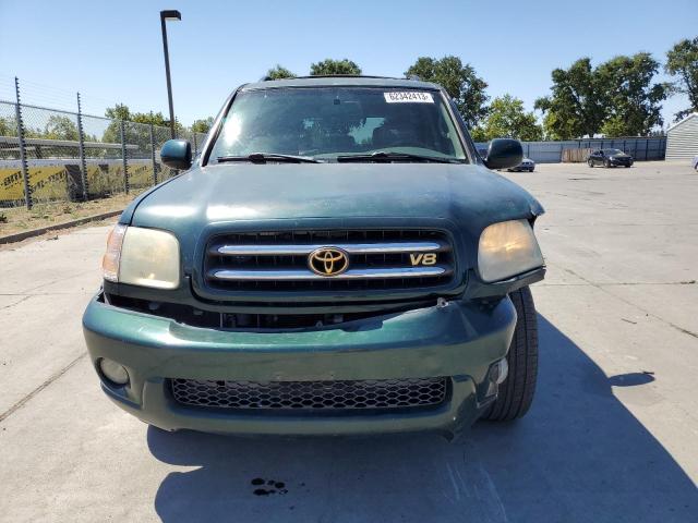 5TDBT48A82S076411 - 2002 TOYOTA SEQUOIA LIMITED GREEN photo 5