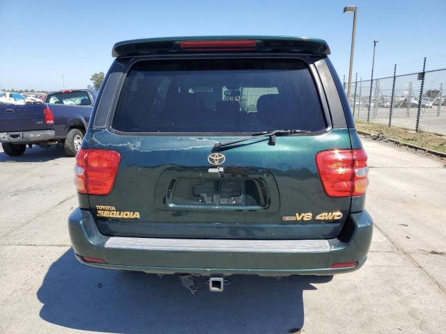 5TDBT48A82S076411 - 2002 TOYOTA SEQUOIA LIMITED GREEN photo 6