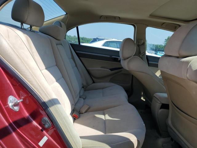 1HGFA16806L083237 - 2006 HONDA CIVIC EX RED photo 10