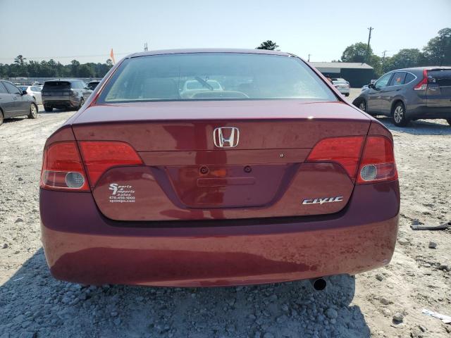 1HGFA16806L083237 - 2006 HONDA CIVIC EX RED photo 6