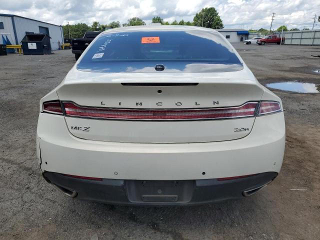 3LN6L2LU8DR815527 - 2013 LINCOLN MKZ HYBRID თეთრი ფოტო 6