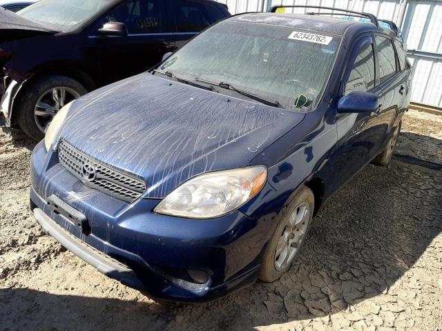 2T1KR32E26C592833 - 2006 TOYOTA COROLLA MA XR BLUE photo 2