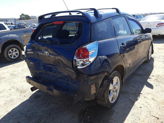 2T1KR32E26C592833 - 2006 TOYOTA COROLLA MA XR BLUE photo 4