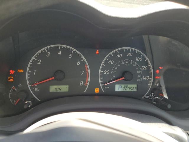 2T1BU4EE7DC108037 - 2013 TOYOTA COROLLA BASE Silber Foto 9