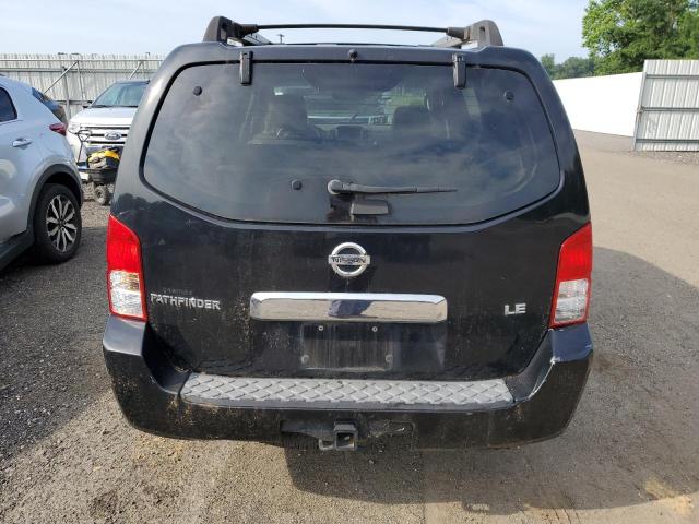 5N1AR18W86C666292 - 2006 NISSAN PATHFINDER LE BLACK photo 6