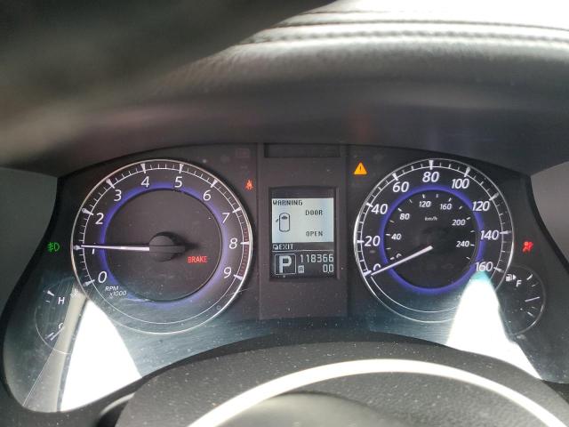 JN1AJ0HRXCM452350 - 2012 INFINITI EX35 BASE Սև լուսանկար 9