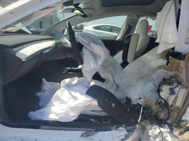 5YJ3E1EA2PF396725 - 2023 TESLA MODEL 3 Blanco foto 7