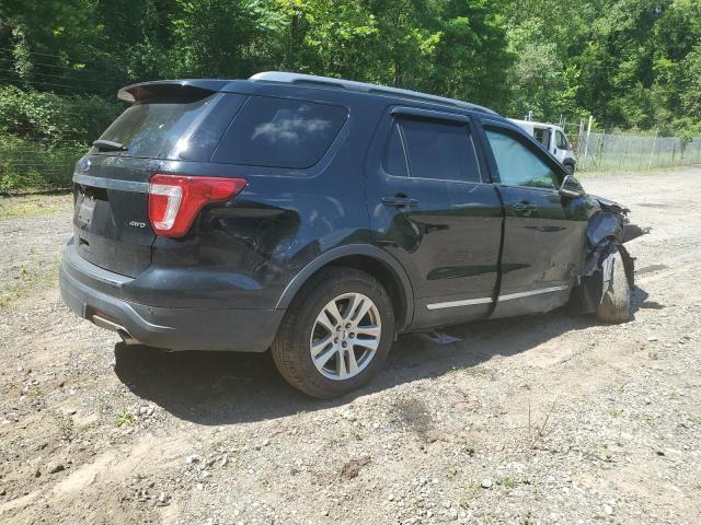 1FM5K8D89JGC89849 - 2018 FORD EXPLORER XLT Սև լուսանկար 3