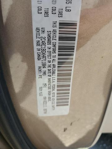 2C4RC1BGXHR711804 - 2017 CHRYSLER PACIFICA TOURING L Qızıl foto 13