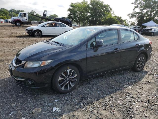 2HGFB2F96DH520521 - 2013 HONDA CIVIC EXL 黑色 照片 1