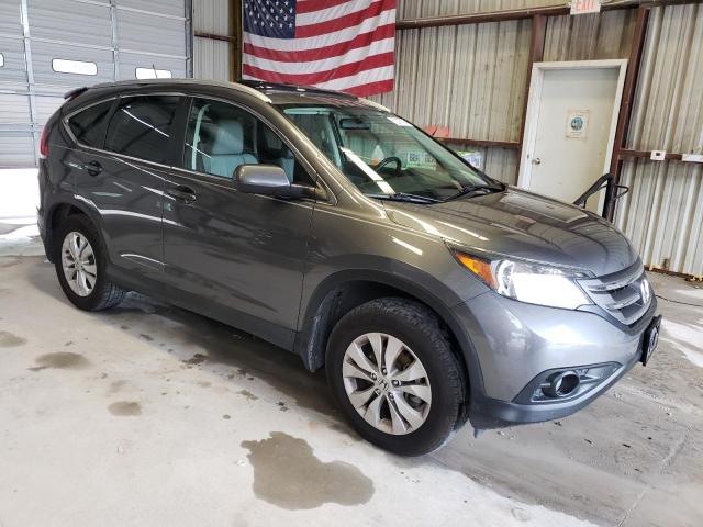 2HKRM4H77EH646148 - 2014 HONDA CR-V EXL GRAY photo 4