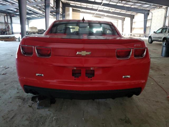 2G1FB1EV4A9105865 - 2010 CHEVROLET CAMARO LT RED photo 6