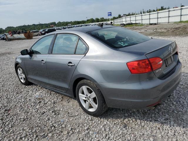 3VWLL7AJ6CM317901 - 2012 VOLKSWAGEN JETTA TDI SILVER photo 2