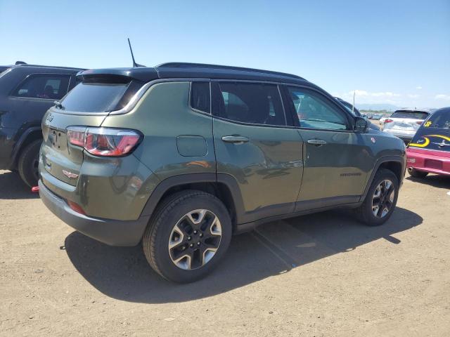 3C4NJDDB2JT419302 - 2018 JEEP COMPASS TRAILHAWK GREEN photo 3