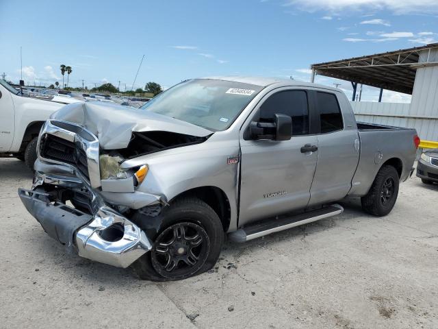 5TFRV54177X004363 - 2007 TOYOTA TUNDRA DOUBLE CAB SR5 SILVER photo 1