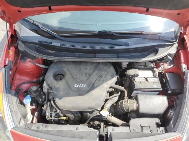 KNADN5A31D6240974 - 2013 KIA RIO EX RED photo 11