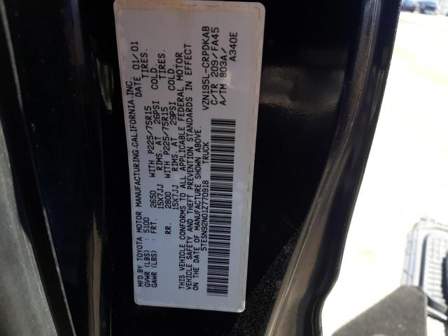 5TESN92N01Z770918 - 2001 TOYOTA TACOMA XTRACAB PRERUNNER 黑色 照片 13