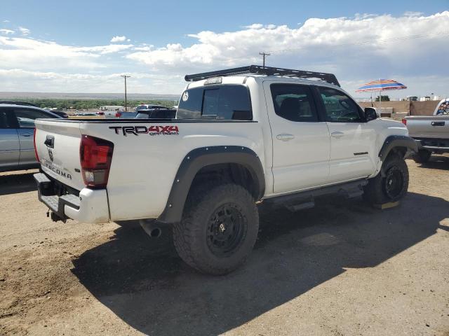 3TMCZ5ANXKM234186 - 2019 TOYOTA TACOMA DOUBLE CAB WHITE photo 3