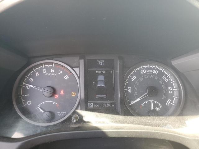 3TMCZ5ANXKM234186 - 2019 TOYOTA TACOMA DOUBLE CAB WHITE photo 9