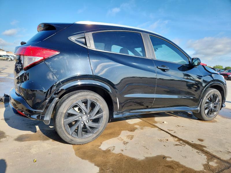 3CZRU6H18NM703307 - 2022 HONDA HR-V SPORT BLACK photo 3