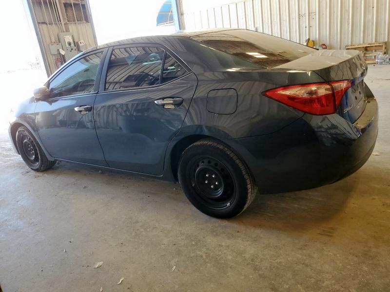 5YFBURHE6KP892765 - 2019 TOYOTA COROLLA L GRAY photo 2