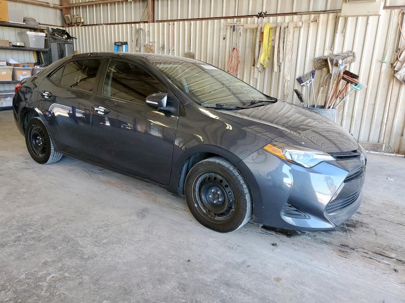 5YFBURHE6KP892765 - 2019 TOYOTA COROLLA L GRAY photo 4
