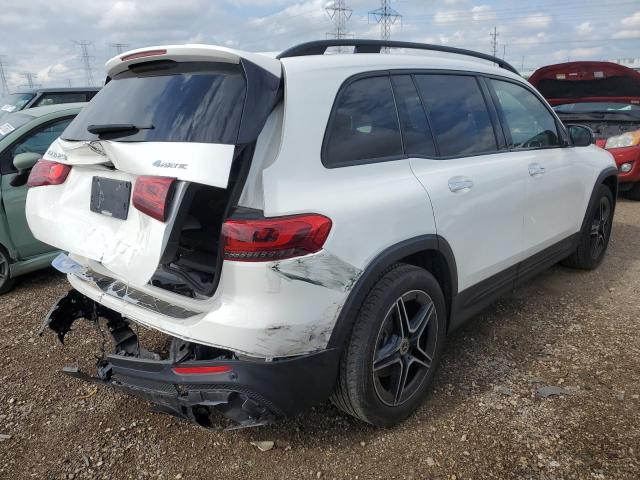 W1N4M4HB0MW090989 - 2021 MERCEDES-BENZ GLB 250 4MATIC WHITE photo 3