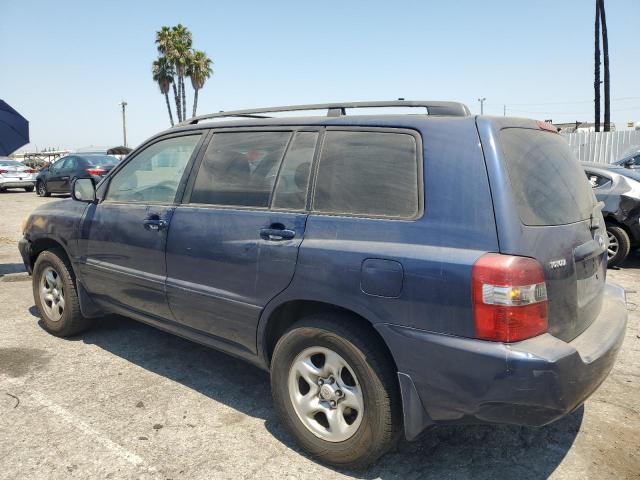 JTEDD21A150111510 - 2005 TOYOTA HIGHLANDER BLUE photo 2