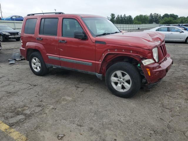 1J4PN2GK8AW127946 - 2010 JEEP LIBERTY SPORT RED photo 4