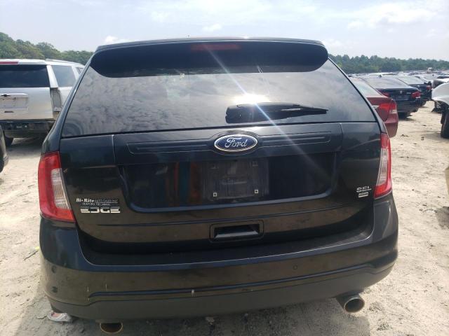 2FMDK4JC8DBB73065 - 2013 FORD EDGE SEL BLACK photo 6