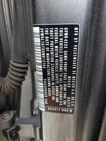 3VW5L7ATXDM813764 - 2013 VOLKSWAGEN BEETLE GRAY photo 13