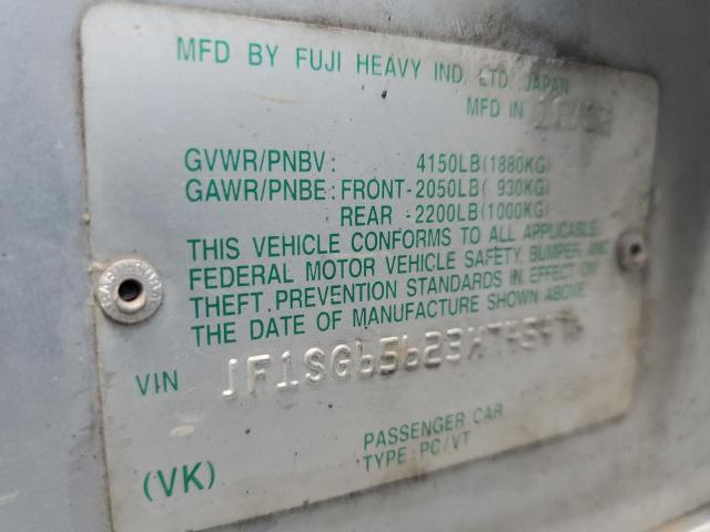 JF1SG65623H745476 - 2003 SUBARU FORESTER 2.5XS Plata foto 13