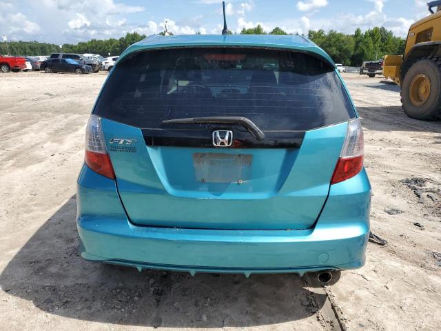 JHMGE8H5XCC006761 - 2012 HONDA FIT SPORT TURQUOISE photo 6