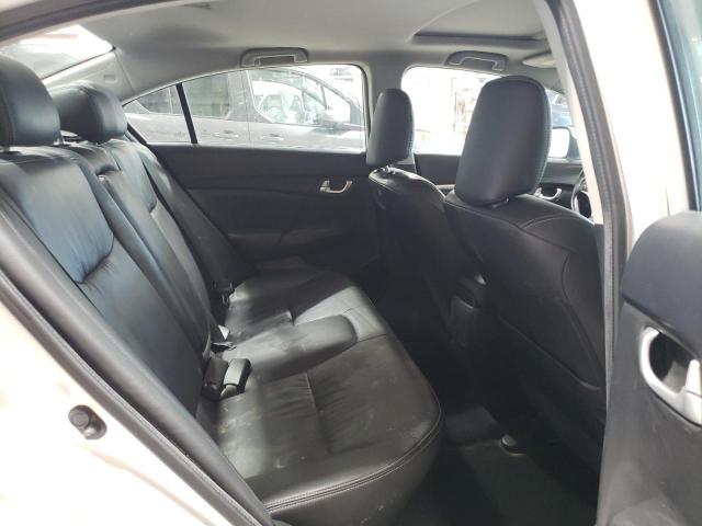 19XFB2F91DE224249 - 2013 HONDA CIVIC EXL WHITE photo 10