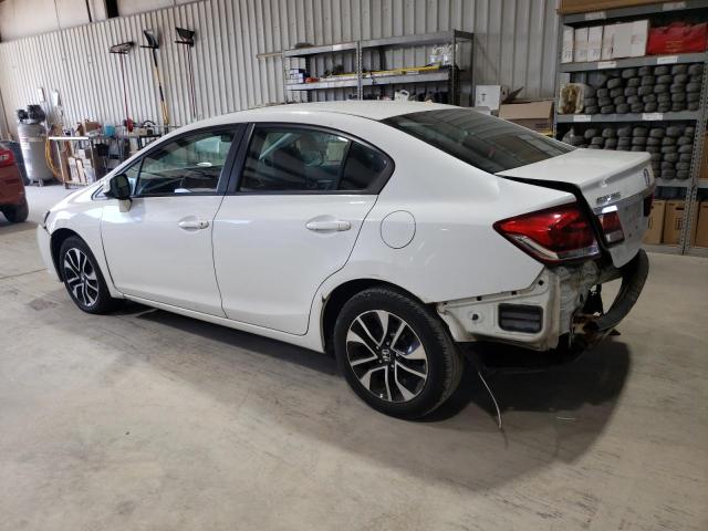 19XFB2F91DE224249 - 2013 HONDA CIVIC EXL WHITE photo 2