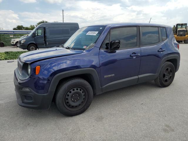 ZACCJAAT9GPD36162 - 2016 JEEP RENEGADE SPORT BLUE photo 1