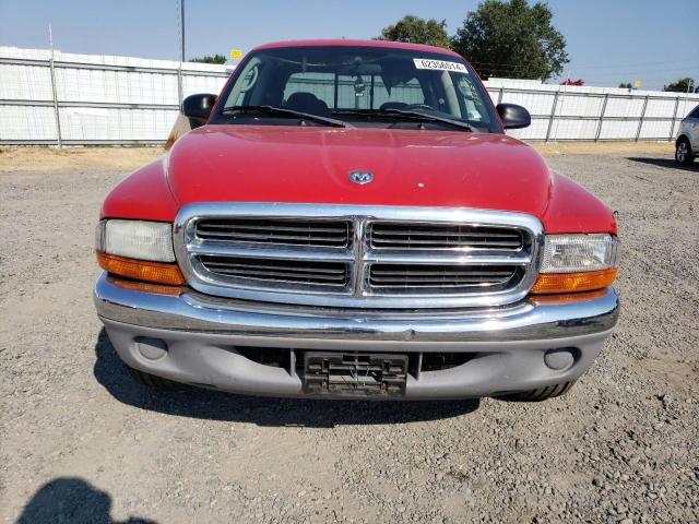 1D7HL48X03S208722 - 2003 DODGE DAKOTA QUAD SLT RED photo 5