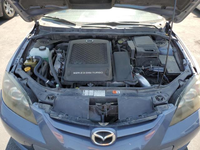 JM1BK34M971653061 - 2007 MAZDA SPEED 3 BLUE photo 11